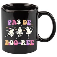Pas De BooréE Ghost Ballet Dancer Halloween 11oz C Handle Ceramic Mug