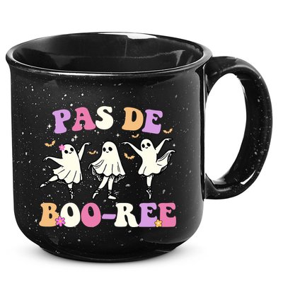 Pas De BooréE Ghost Ballet Dancer Halloween 15oz Campfire Ceramic Mug