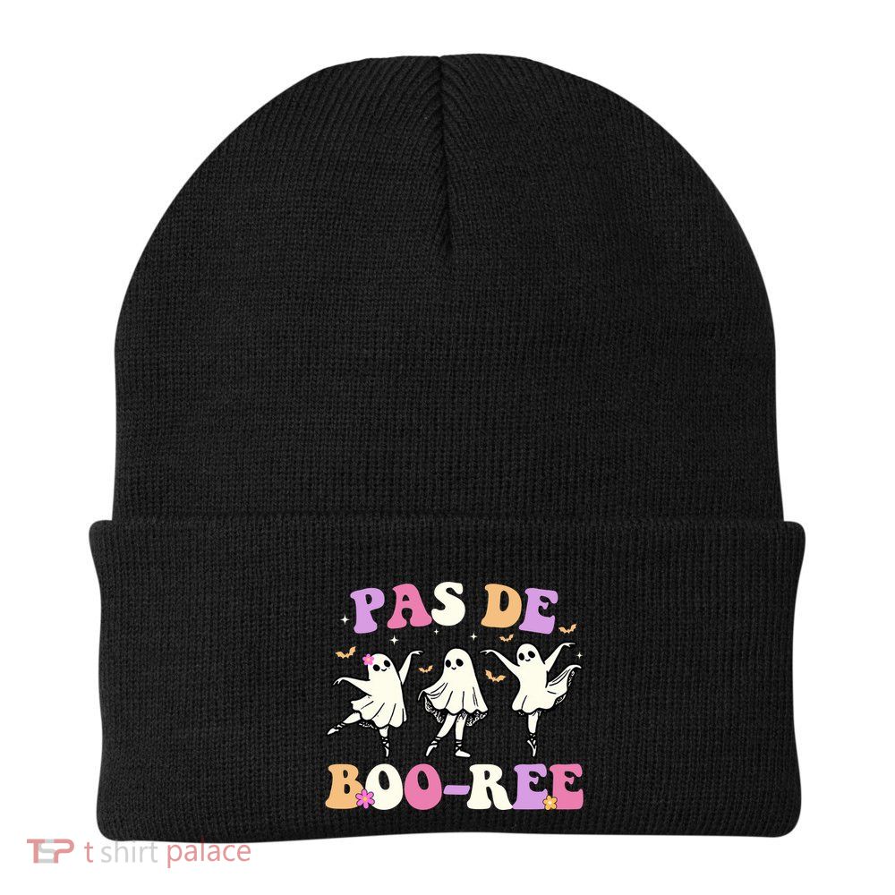 Pas De BooréE Ghost Ballet Dancer Halloween Beanie