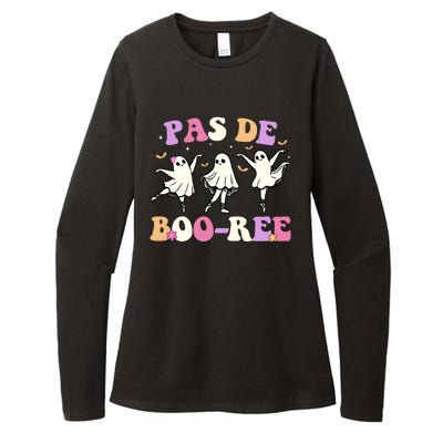 Pas De BooréE Ghost Ballet Dancer Halloween Womens CVC Long Sleeve Shirt