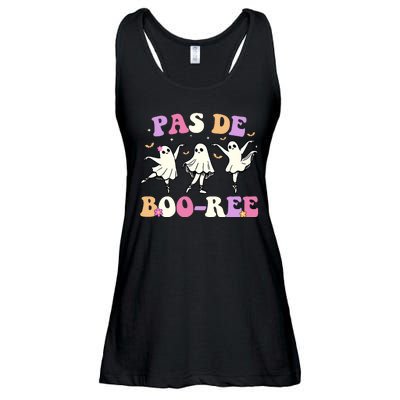 Pas De BooréE Ghost Ballet Dancer Halloween Ladies Essential Flowy Tank