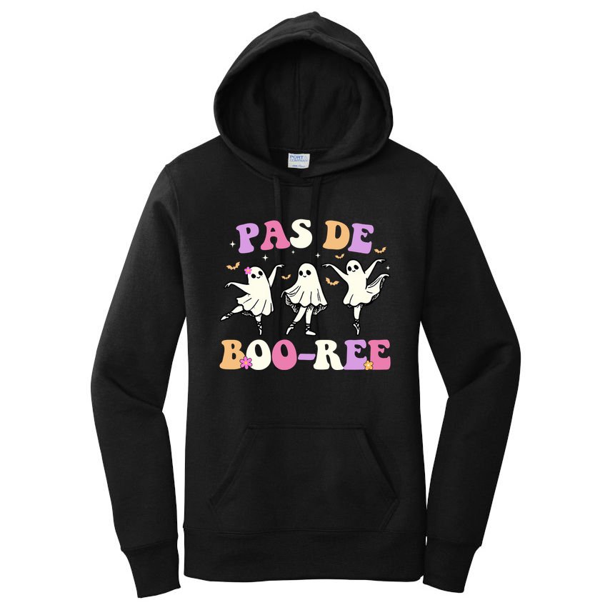Pas De BooréE Ghost Ballet Dancer Halloween Women's Pullover Hoodie