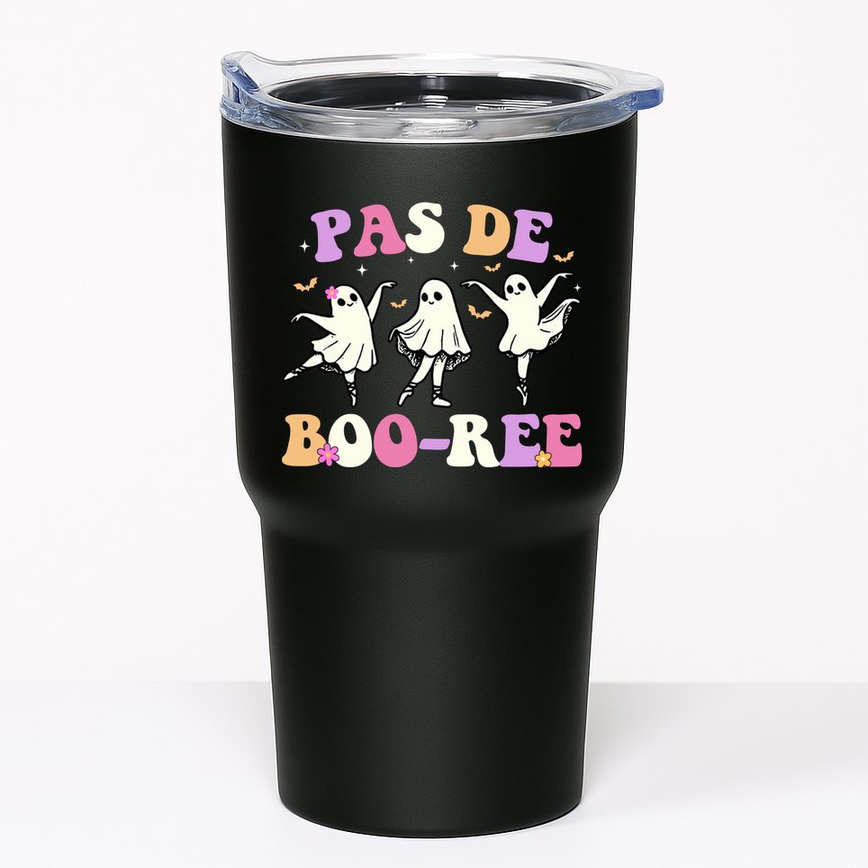 Pas De BooréE Ghost Ballet Dancer Halloween Tumbler