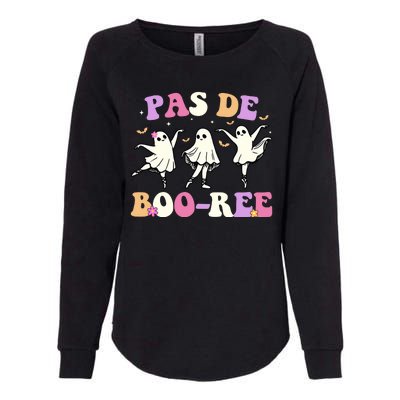 Pas De BooréE Ghost Ballet Dancer Halloween Womens California Wash Sweatshirt