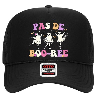 Pas De BooréE Ghost Ballet Dancer Halloween Trucker Hat