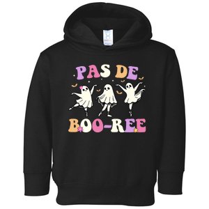 Pas De BooréE Ghost Ballet Dancer Halloween Toddler Hoodie