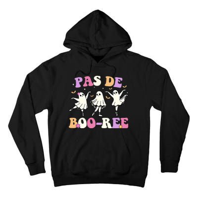 Pas De BooréE Ghost Ballet Dancer Halloween Tall Hoodie