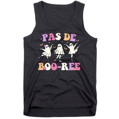 Pas De BooréE Ghost Ballet Dancer Halloween Tank Top