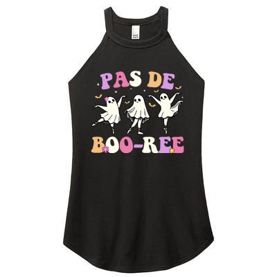 Pas De BooréE Ghost Ballet Dancer Halloween Women's Perfect Tri Rocker Tank