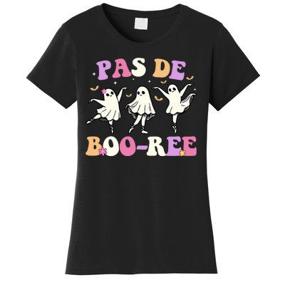 Pas De BooréE Ghost Ballet Dancer Halloween Women's T-Shirt