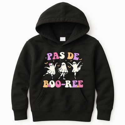 Pas De BooréE Ghost Ballet Dancer Halloween Kids Hoodie
