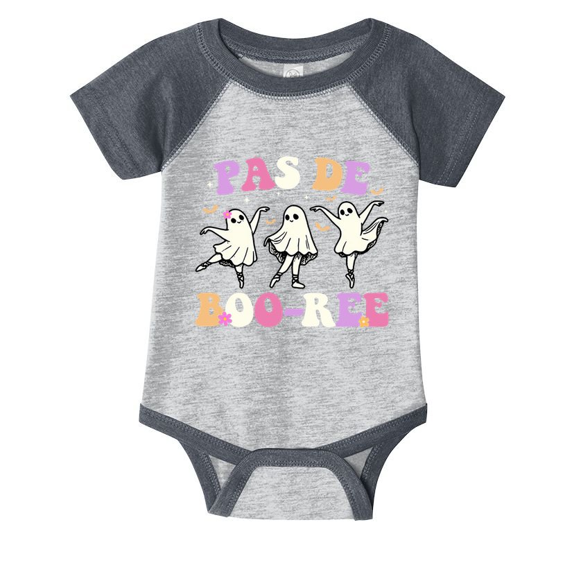 Pas De BooréE Ghost Ballet Dancer Halloween Infant Baby Jersey Bodysuit