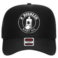 P Diddler Baby Oil High Crown Mesh Back Trucker Hat