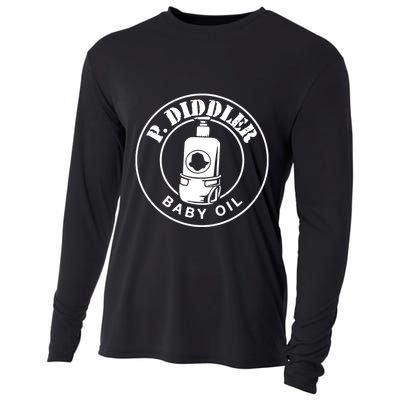 P Diddler Baby Oil Cooling Performance Long Sleeve Crew