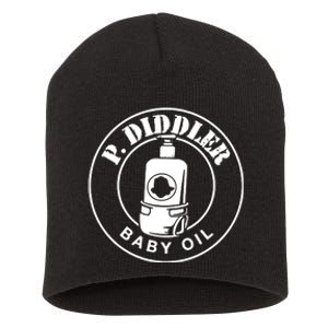 P Diddler Baby Oil Short Acrylic Beanie