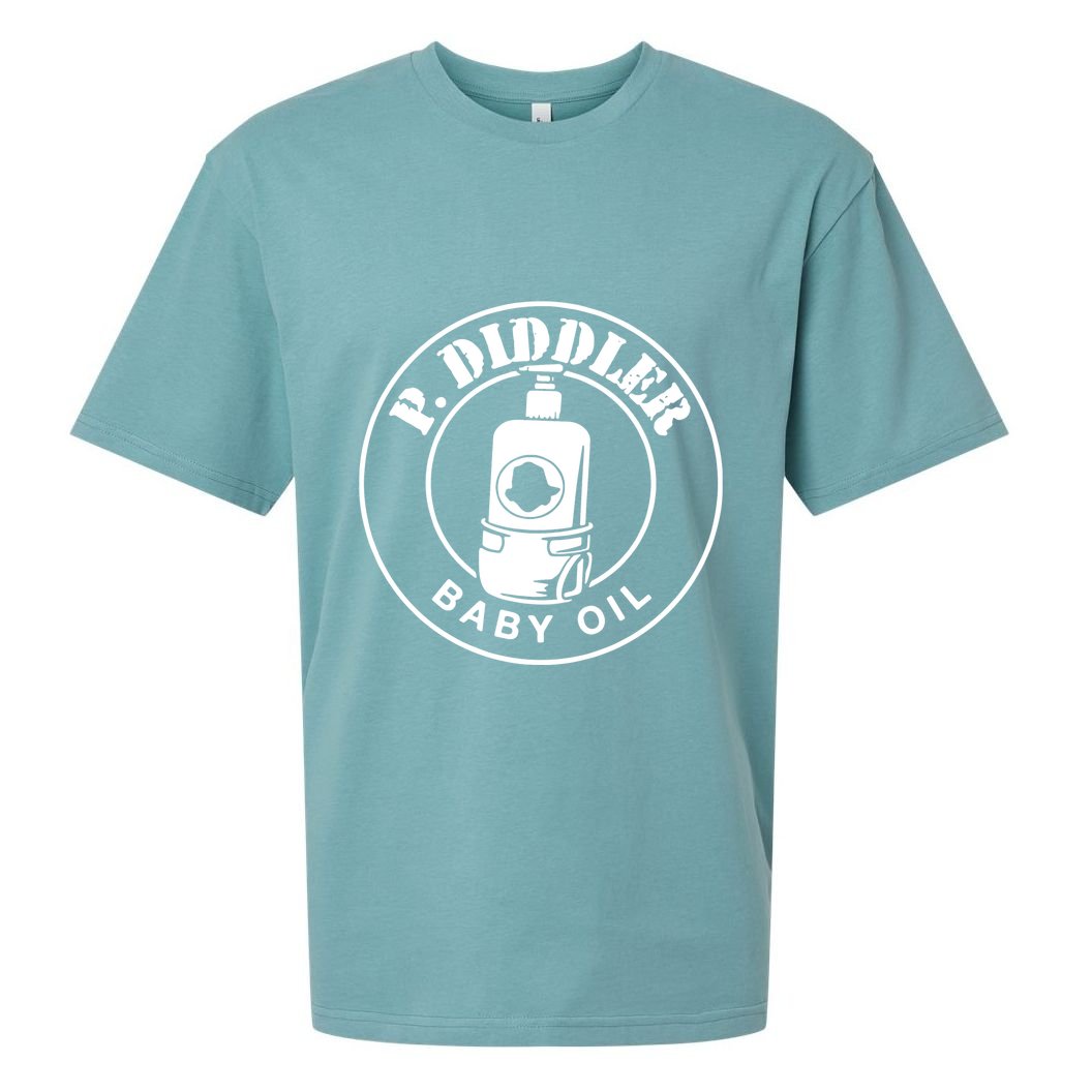 P Diddler Baby Oil Sueded Cloud Jersey T-Shirt