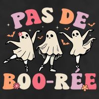 Pas De Boo RéE Ghost Ballet Dancer Halloween Dance Teacher 7 Panel Mesh Trucker Snapback Hat