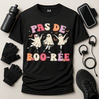 Pas De Boo RéE Ghost Ballet Dancer Halloween Dance Teacher Cooling Performance Crew T-Shirt