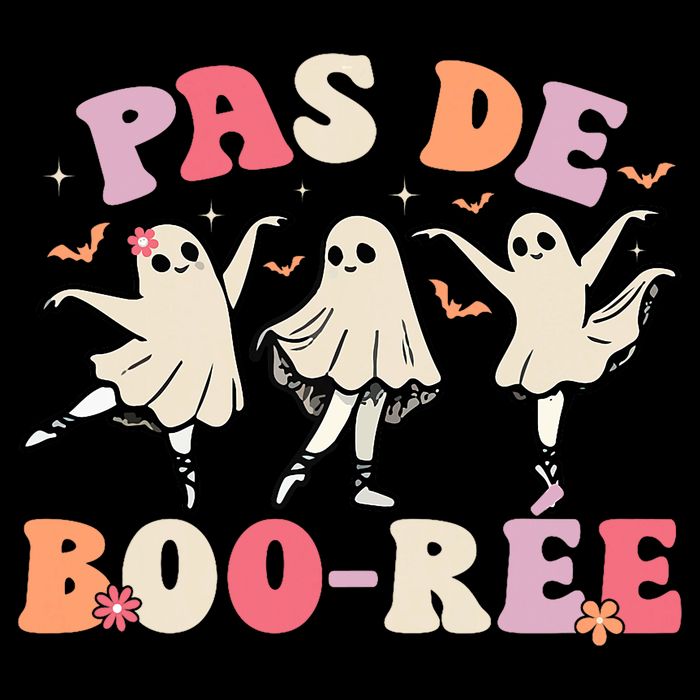 Pas De Boo RéE Ghost Ballet Dancer Halloween Dance Teacher Cooling Performance Crew T-Shirt