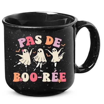 Pas De Boo RéE Ghost Ballet Dancer Halloween Dance Teacher 15oz Campfire Ceramic Mug