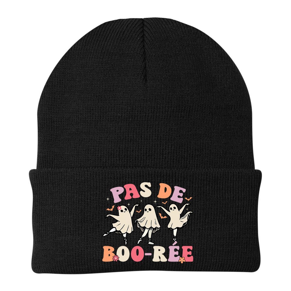 Pas De Boo RéE Ghost Ballet Dancer Halloween Dance Teacher Beanie