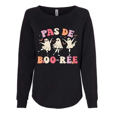 Pas De Boo RéE Ghost Ballet Dancer Halloween Dance Teacher Womens California Wash Sweatshirt