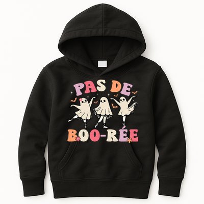 Pas De Boo RéE Ghost Ballet Dancer Halloween Dance Teacher Kids Hoodie