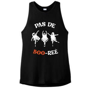 Pas De BooréE Ghost Ballet Dancer Halloween Dance Teacher Ladies PosiCharge Tri-Blend Wicking Tank