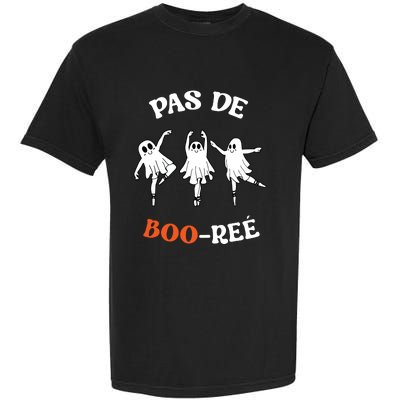 Pas De BooréE Ghost Ballet Dancer Halloween Dance Teacher Garment-Dyed Heavyweight T-Shirt