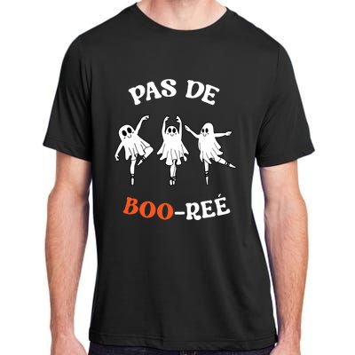 Pas De BooréE Ghost Ballet Dancer Halloween Dance Teacher Adult ChromaSoft Performance T-Shirt