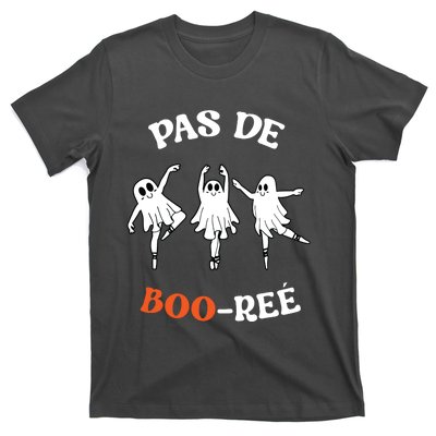 Pas De BooréE Ghost Ballet Dancer Halloween Dance Teacher T-Shirt