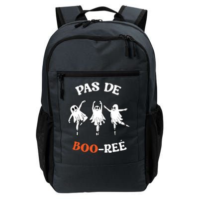 Pas De BooréE Ghost Ballet Dancer Halloween Dance Teacher Daily Commute Backpack