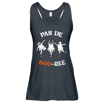 Pas De BooréE Ghost Ballet Dancer Halloween Dance Teacher Ladies Essential Flowy Tank