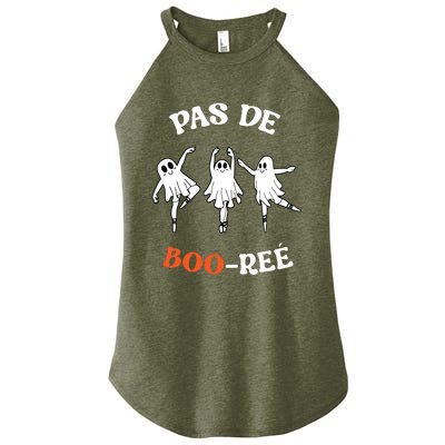 Pas De BooréE Ghost Ballet Dancer Halloween Dance Teacher Women's Perfect Tri Rocker Tank