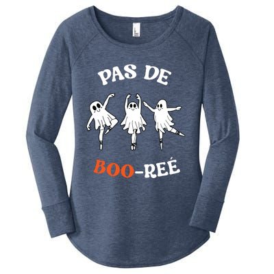 Pas De BooréE Ghost Ballet Dancer Halloween Dance Teacher Women's Perfect Tri Tunic Long Sleeve Shirt