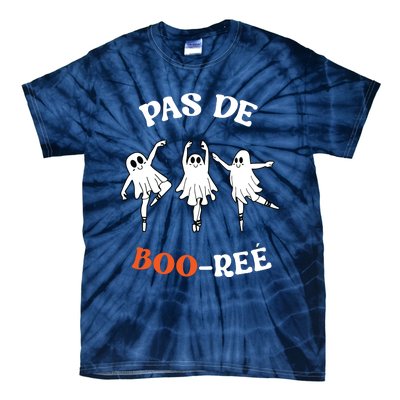 Pas De BooréE Ghost Ballet Dancer Halloween Dance Teacher Tie-Dye T-Shirt