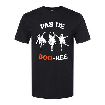 Pas De BooréE Ghost Ballet Dancer Halloween Dance Teacher Softstyle CVC T-Shirt