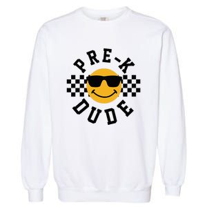 Preschool Dude Back To School Prek Students Garment-Dyed Sweatshirt