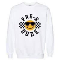 Preschool Dude Back To School Prek Students Garment-Dyed Sweatshirt