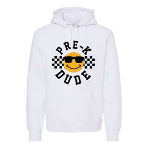 Preschool Dude Back To School Prek Students Premium Hoodie