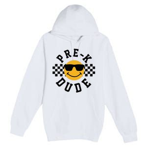 Preschool Dude Back To School Prek Students Premium Pullover Hoodie