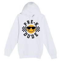 Preschool Dude Back To School Prek Students Premium Pullover Hoodie