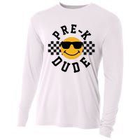 Preschool Dude Back To School Prek Students Cooling Performance Long Sleeve Crew