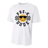 Preschool Dude Back To School Prek Students Performance Sprint T-Shirt