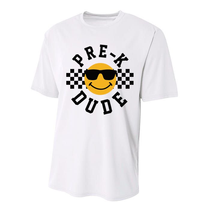 Preschool Dude Back To School Prek Students Performance Sprint T-Shirt