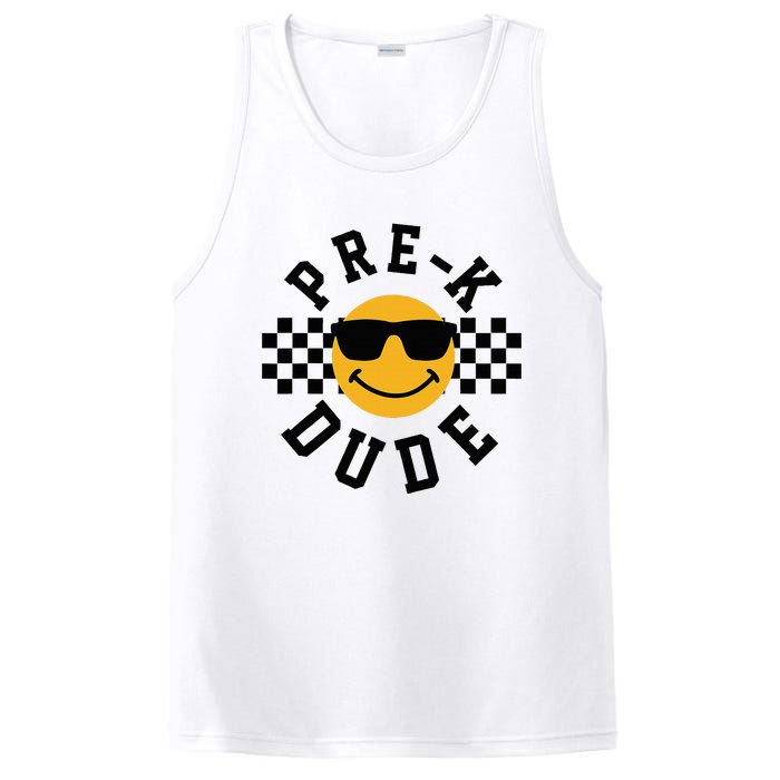 Preschool Dude Back To School Prek Students PosiCharge Competitor Tank