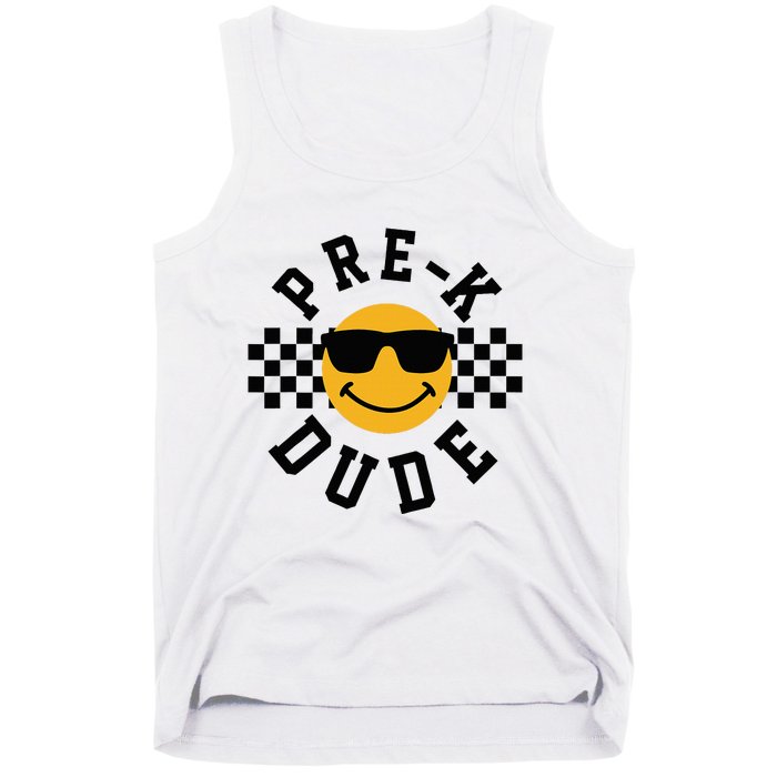 Preschool Dude Back To School Prek Students Tank Top