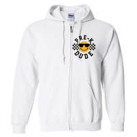 Preschool Dude Back To School Prek Students Full Zip Hoodie