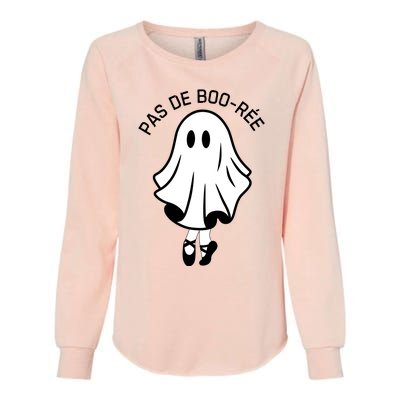 Pas De BooréE Funny Ballet Ghosts Halloween Dance Womens California Wash Sweatshirt