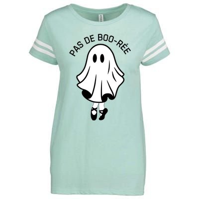 Pas De BooréE Funny Ballet Ghosts Halloween Dance Enza Ladies Jersey Football T-Shirt